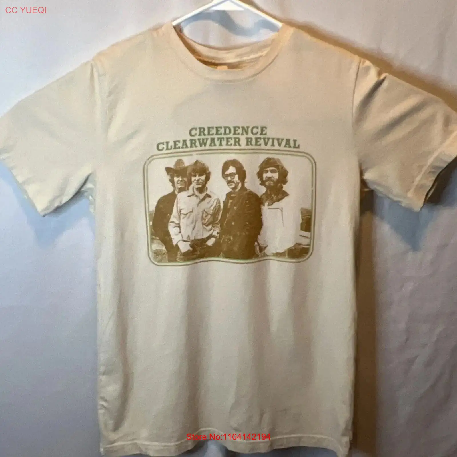 Vintage Fashion Revival - T-shirt Clearwater Creedence Revival Reprint con
