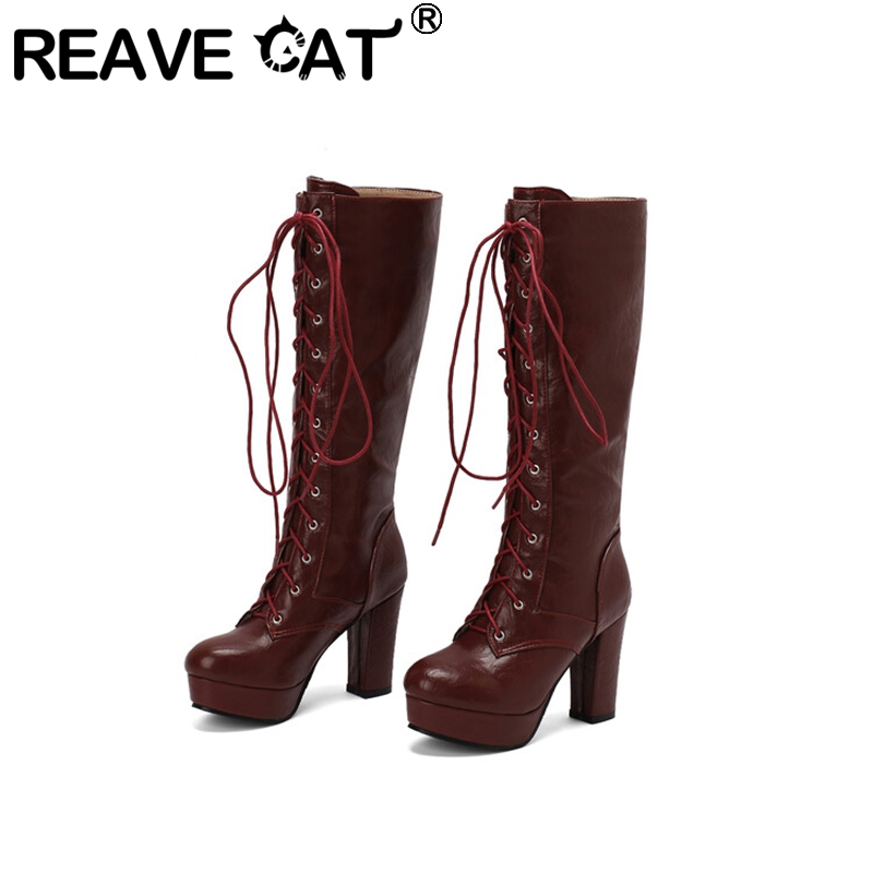 Vintage Fashion Boots - REAVE CAT Stivali al ginocchio da