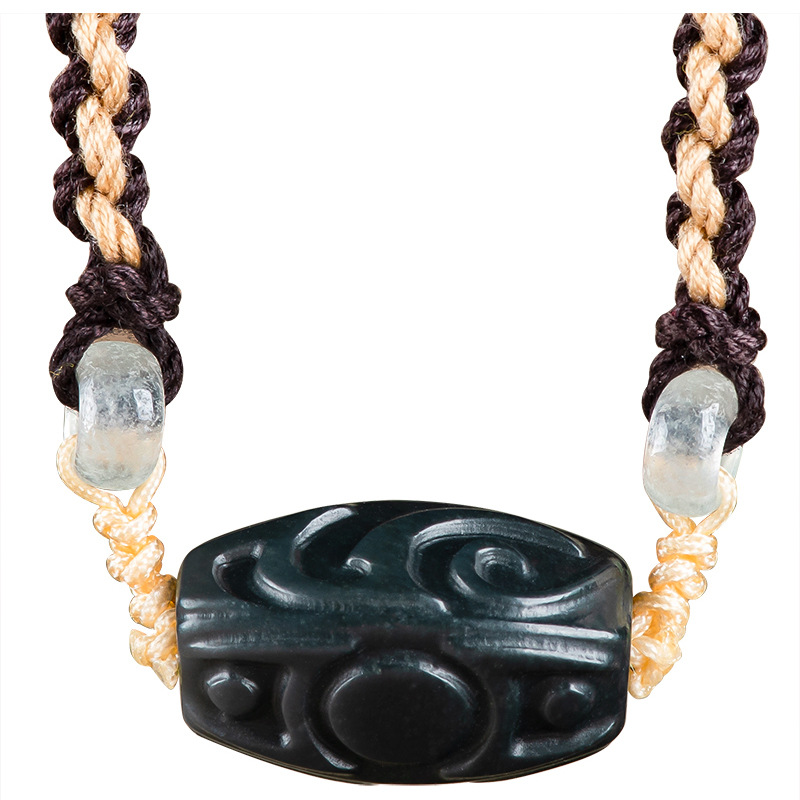 Vintage Fashion Accessories - Collana con Ciondolo in Giada di