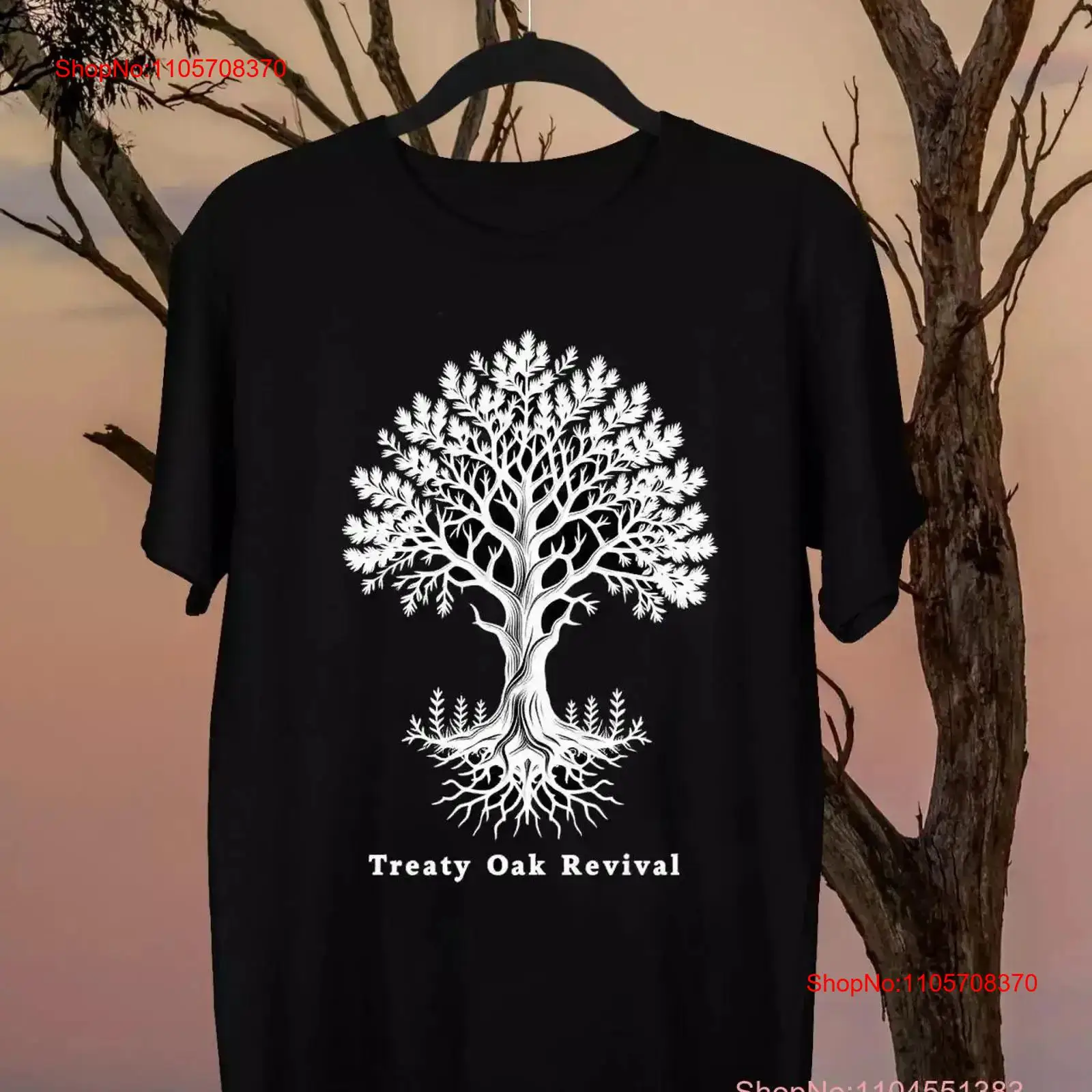 Vintage Fashion Revival - Maglietta natalizia della band Treaty Oak