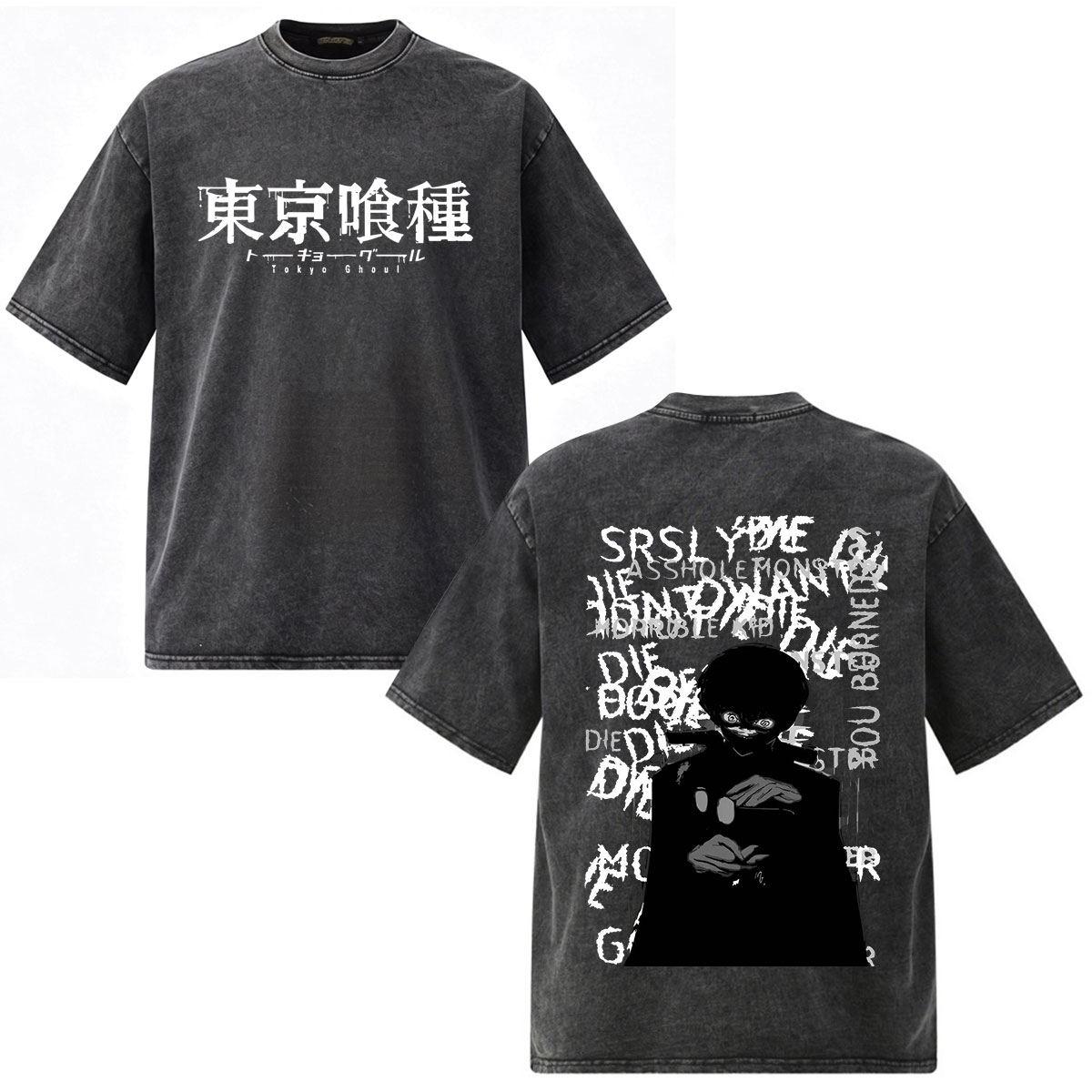 Vintage Fashion In Tokyo - T-Shirt Vintage Lavata Anime Tokyo Ghoul
