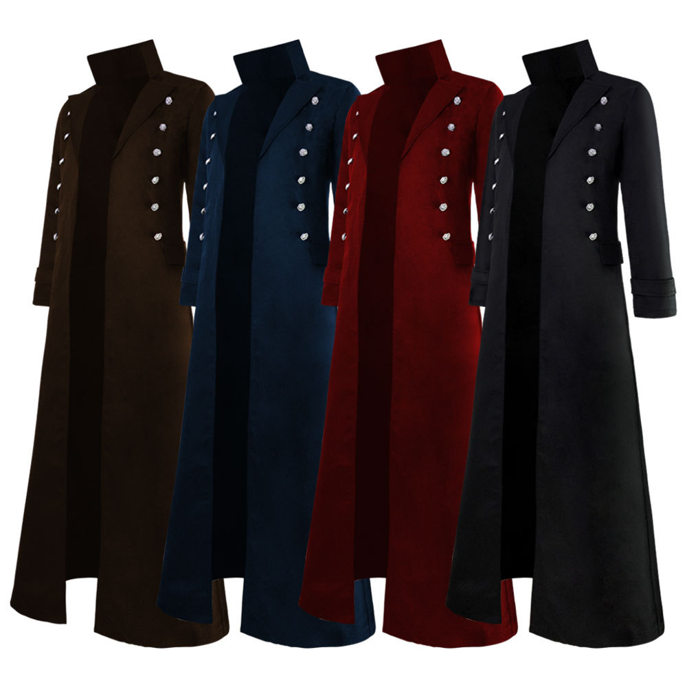 Vintage Fashion Revival - Nuovo Cappotto Vintage Gotico a Doppio
