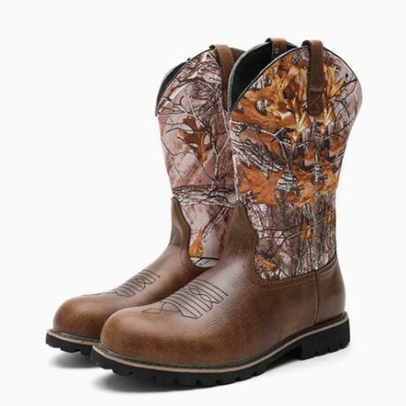 Vintage Fashion Boots - Stivali da Uomo Classici con Ricami