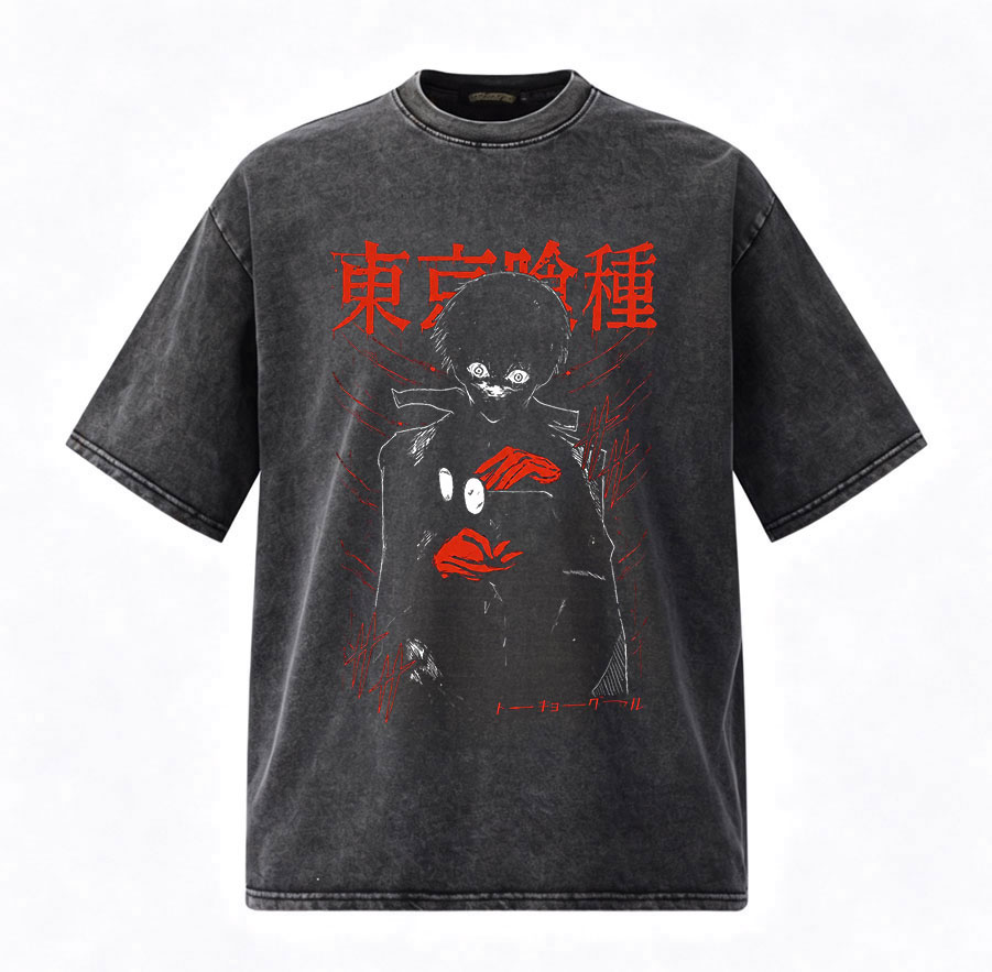 Vintage Fashion In Tokyo - T-Shirt Vintage Lavata Anime Tokyo Ghoul