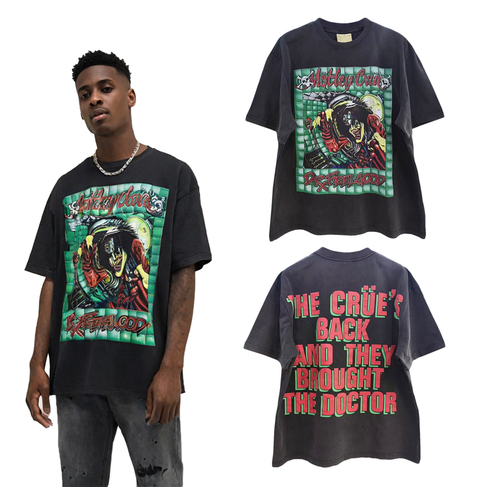 Vintage Fashion Revival - T-Shirt Vintage Stile Rock Revival, Moda