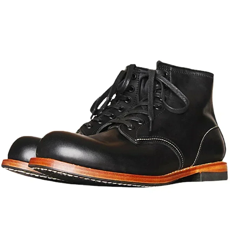 Vintage Fashion Boots - Stivali da uomo vintage in vera