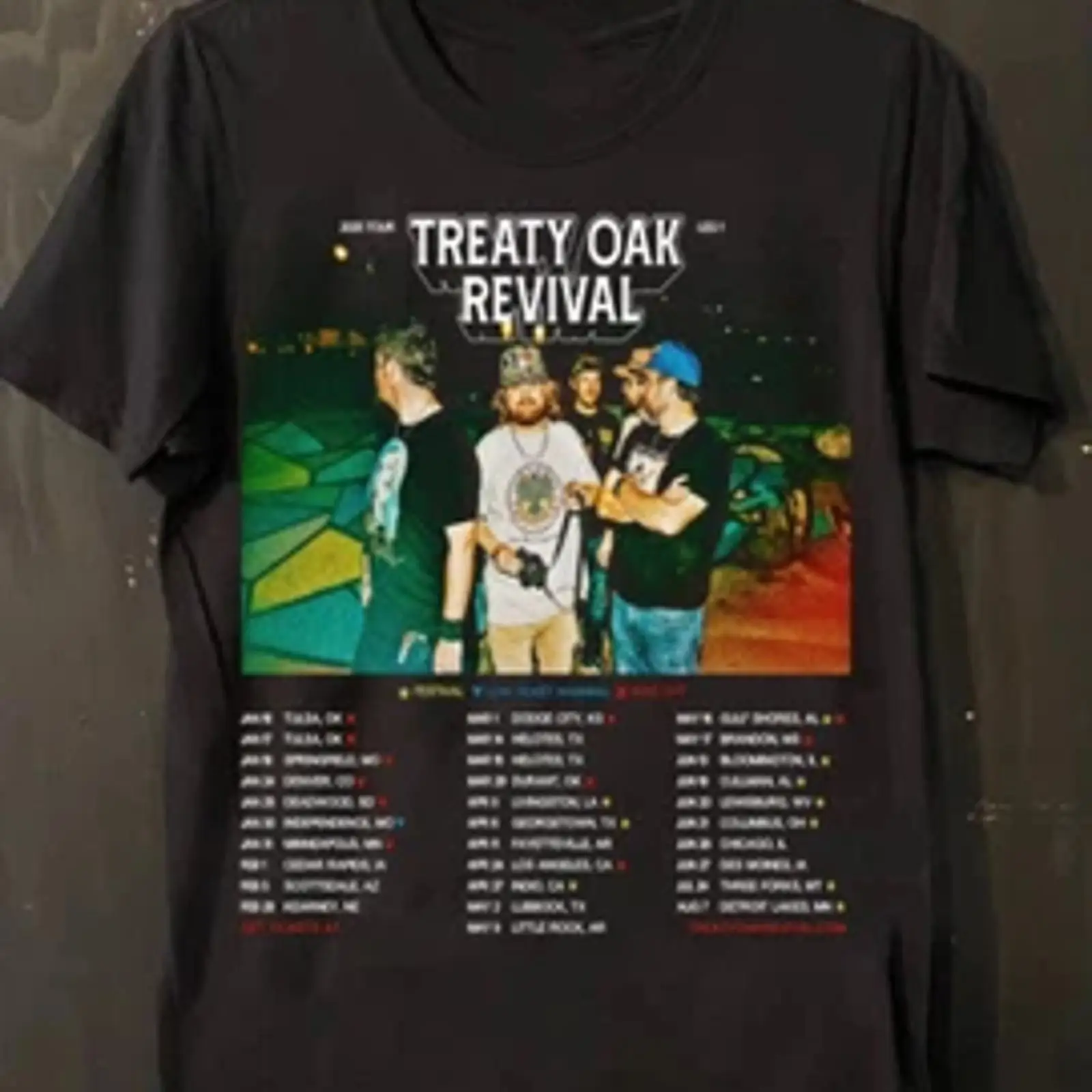 Vintage Fashion Revival - Nuova Maglia Treaty Oak Revival Tour