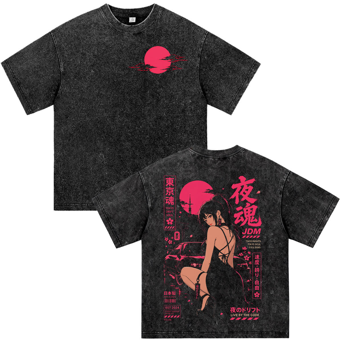 T-shirt Vintage Lavata Anime I - Vintage Fashion In Tokyo recensione e prezzo