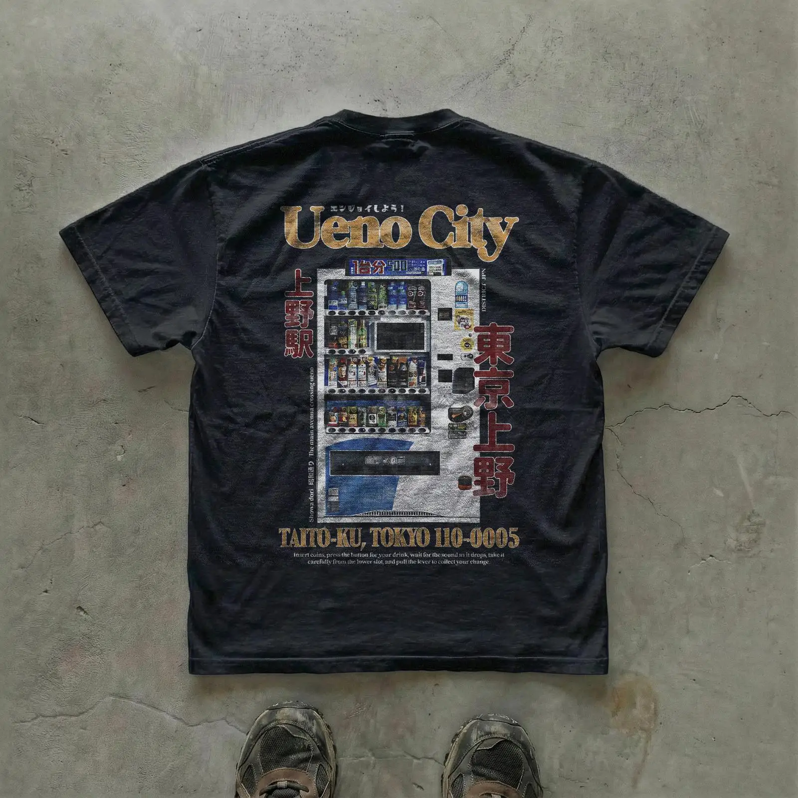 T-shirt Ueno City Regular Fit  - Vintage Fashion In Tokyo recensione e prezzo