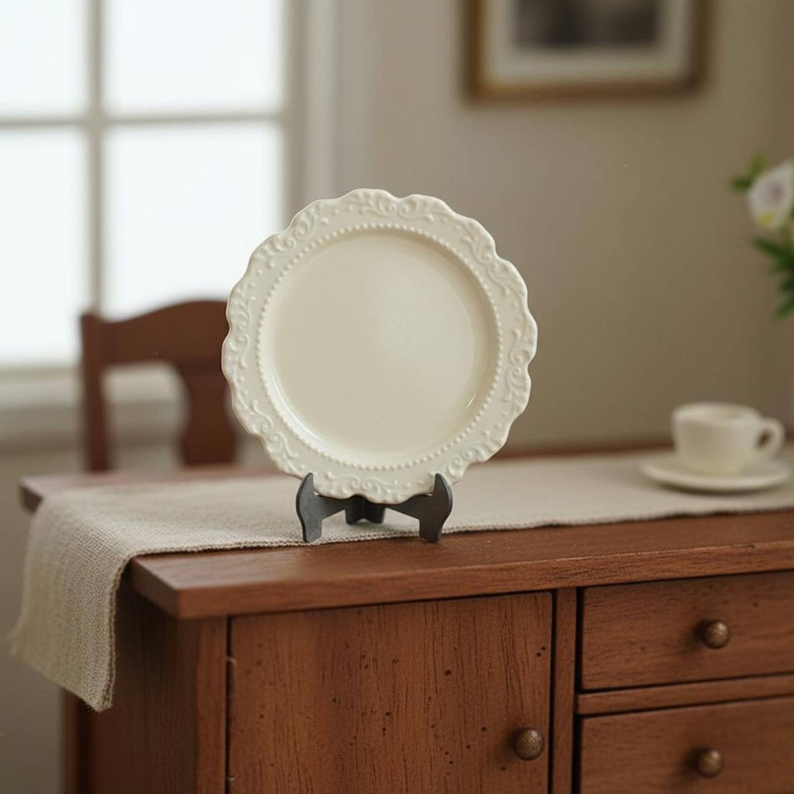Piatto in Miniatura in Lega, D - Vintage Fashion Plates Toy recensione e prezzo