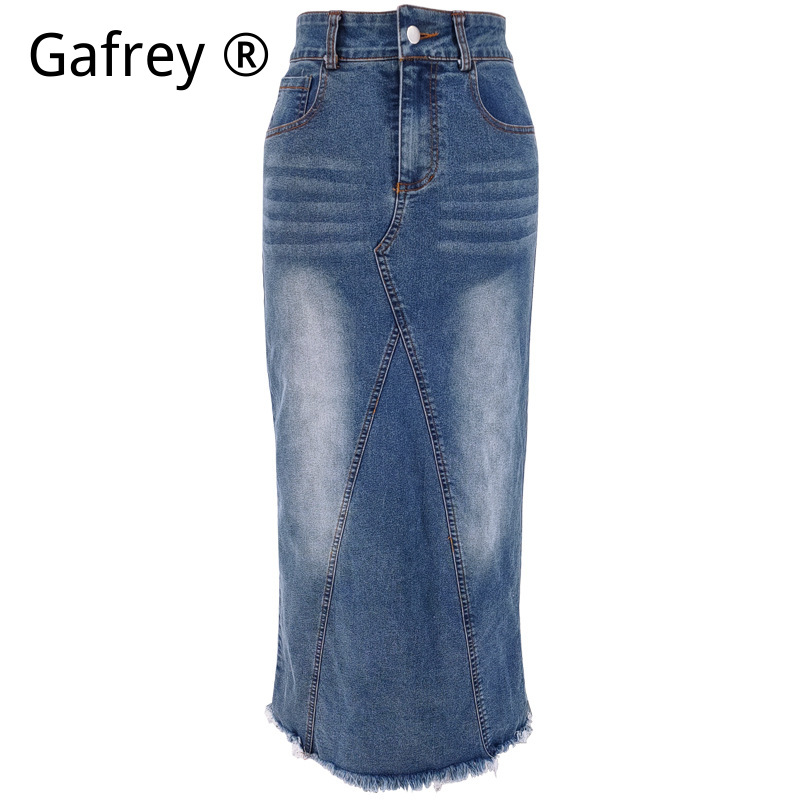 Gonna midi in denim da donna a - Vintage Fashion Streetwear recensione e prezzo