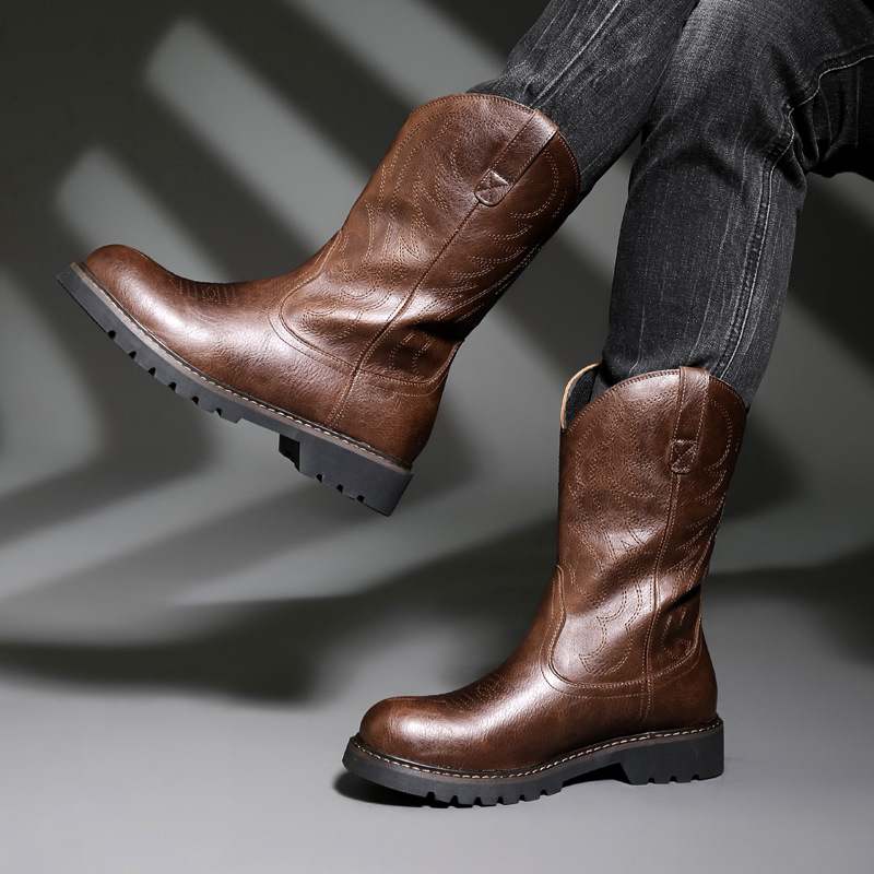 Stivali da cowboy da uomo di m - Vintage Fashion Boots recensione e prezzo