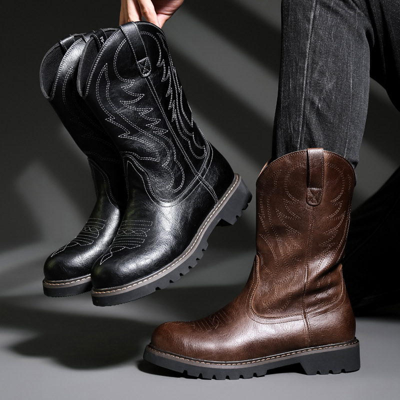 Stivali da cowboy da uomo di m - Vintage Fashion Boots recensione e prezzo
