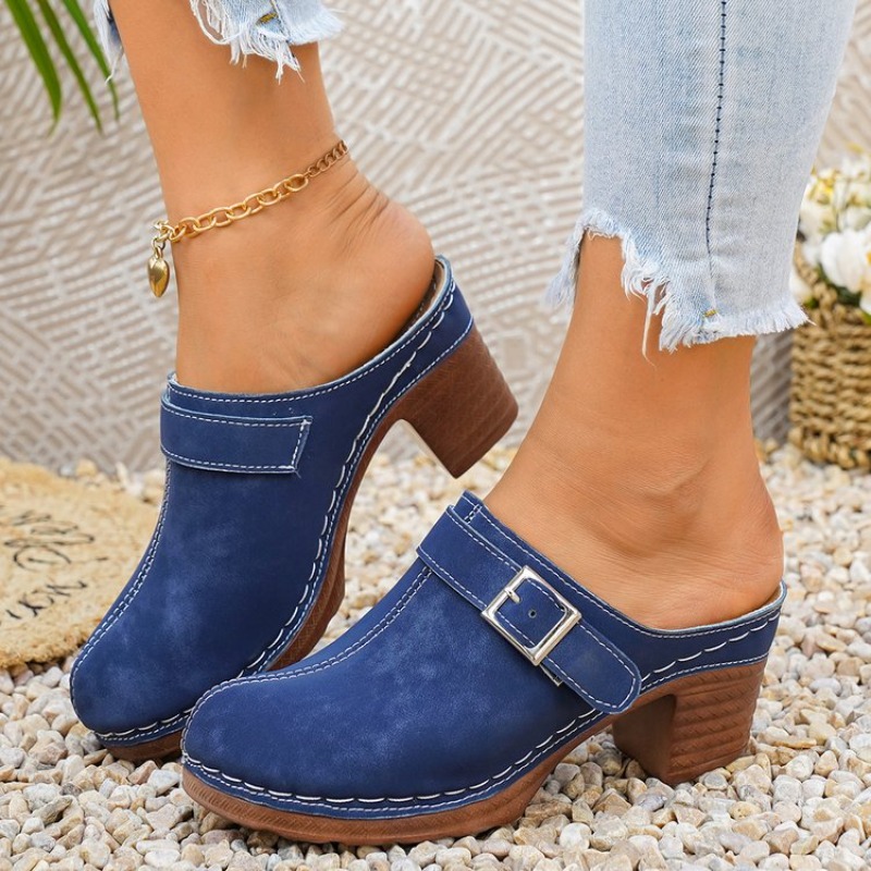 Mules da donna slip-on con tac - Vintage Old Fashion recensione e prezzo