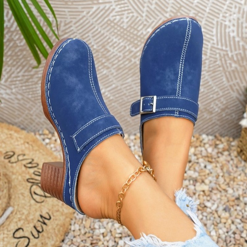 Mules da donna slip-on con tac - Vintage Old Fashion recensione e prezzo