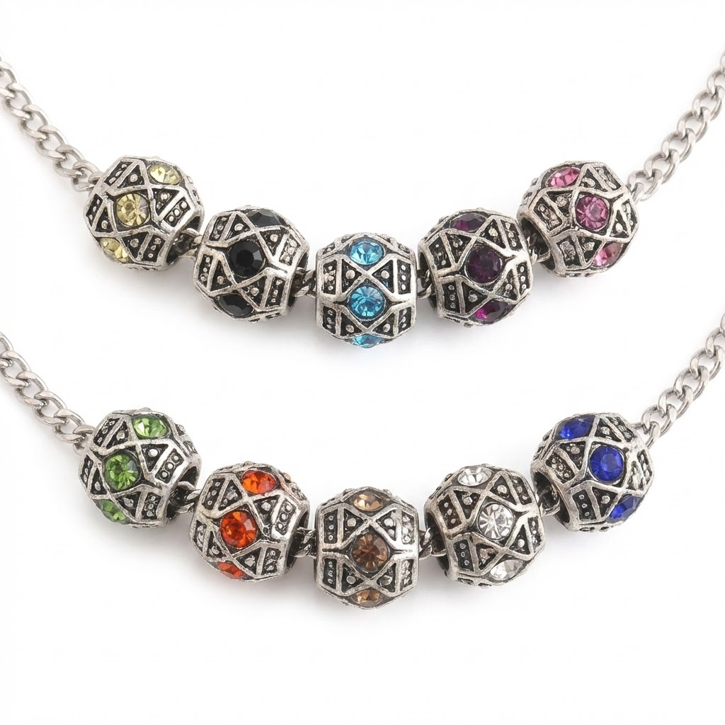 10 Pezzi di Perline in Metallo - Vintage Fashion Accessories recensione e prezzo