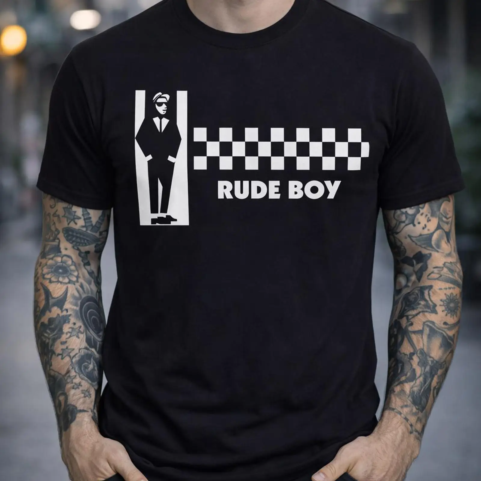 Maglietta Rude Boy 2Tone Ska C - Vintage Fashion Revival recensione e prezzo