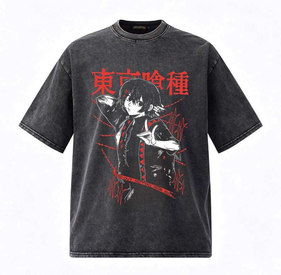 T-Shirt Vintage Lavata Anime T - Vintage Fashion In Tokyo recensione e prezzo
