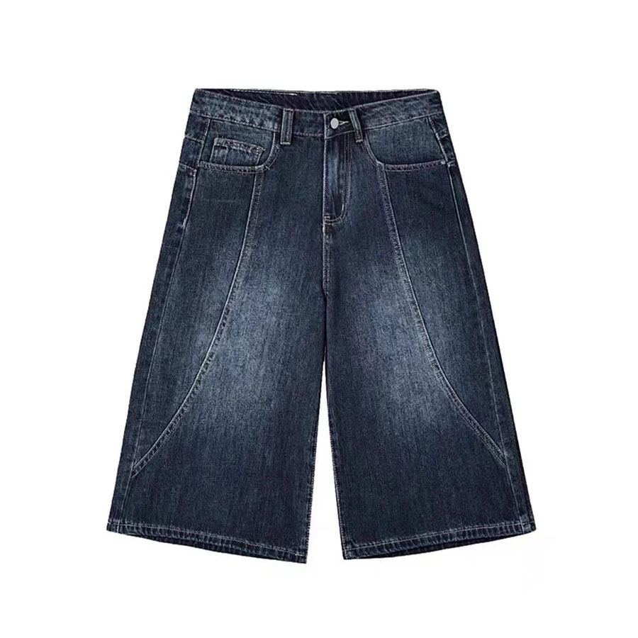 Pantaloncini in Denim Nero a V - Vintage Fashion Streetwear recensione e prezzo
